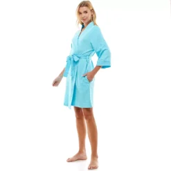 Women's Croft & Barrow® Waffle Texture Robe -Clothing-Croft & Barrow 2749414 ALT3