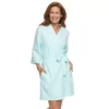 Women's Croft & Barrow® Waffle Texture Robe -Clothing-Croft & Barrow 2749414 Aqua