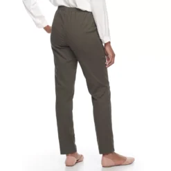 Women's Croft & Barrow® Classic Pull-On Straight Leg Pants -Clothing-Croft & Barrow 2924992 ALT4