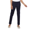 Petite Women's Croft & Barrow® Effortless Stretch Pull-On Straight-Leg Pants -Clothing-Croft & Barrow 3294699 Genuine Navy