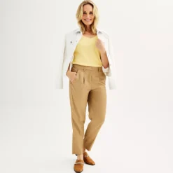 Women's Croft & Barrow® Essential V-Neck Tee -Clothing-Croft & Barrow 3482291 ALT3