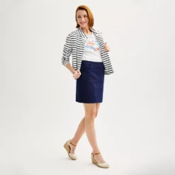 Women's Croft & Barrow® Essential Crewneck Tee -Clothing-Croft & Barrow 3500577 ALT4