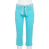 Women's Croft & Barrow® Comfort Waist Denim Capris 2 Women's Croft & Barrow® Comfort Waist Denim Capris -Clothing-Croft & Barrow 3987731 Turquoise