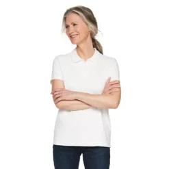 Women's Croft & Barrow® Essential Extra-Soft Polo Shirt