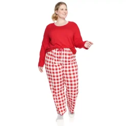 Plus Size Croft & Barrow® Long Sleeve Pajama Top & Pajama Pants Set 7 Plus Size Croft & Barrow® Long Sleeve Pajama Top & Pajama Pants Set -Clothing-Croft & Barrow 5044287 ALT2