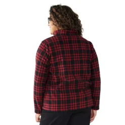 Plus Size Croft & Barrow® Snap-Neck Microfleece Top -Clothing-Croft & Barrow 5127255 ALT