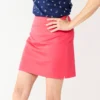 Petite Croft & Barrow® Effortless Stretch Skort -Clothing-Croft & Barrow 5188851 Geranium