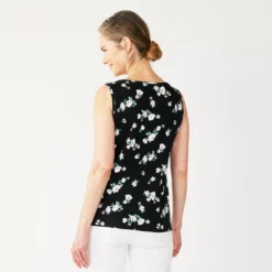 Women's Croft & Barrow® Essential Tank -Clothing-Croft & Barrow 5491698 ALT