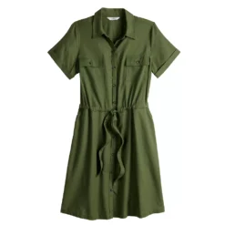 Women's Croft & Barrow® Utility Shirt Dress -Clothing-Croft & Barrow 5576956 ALT5