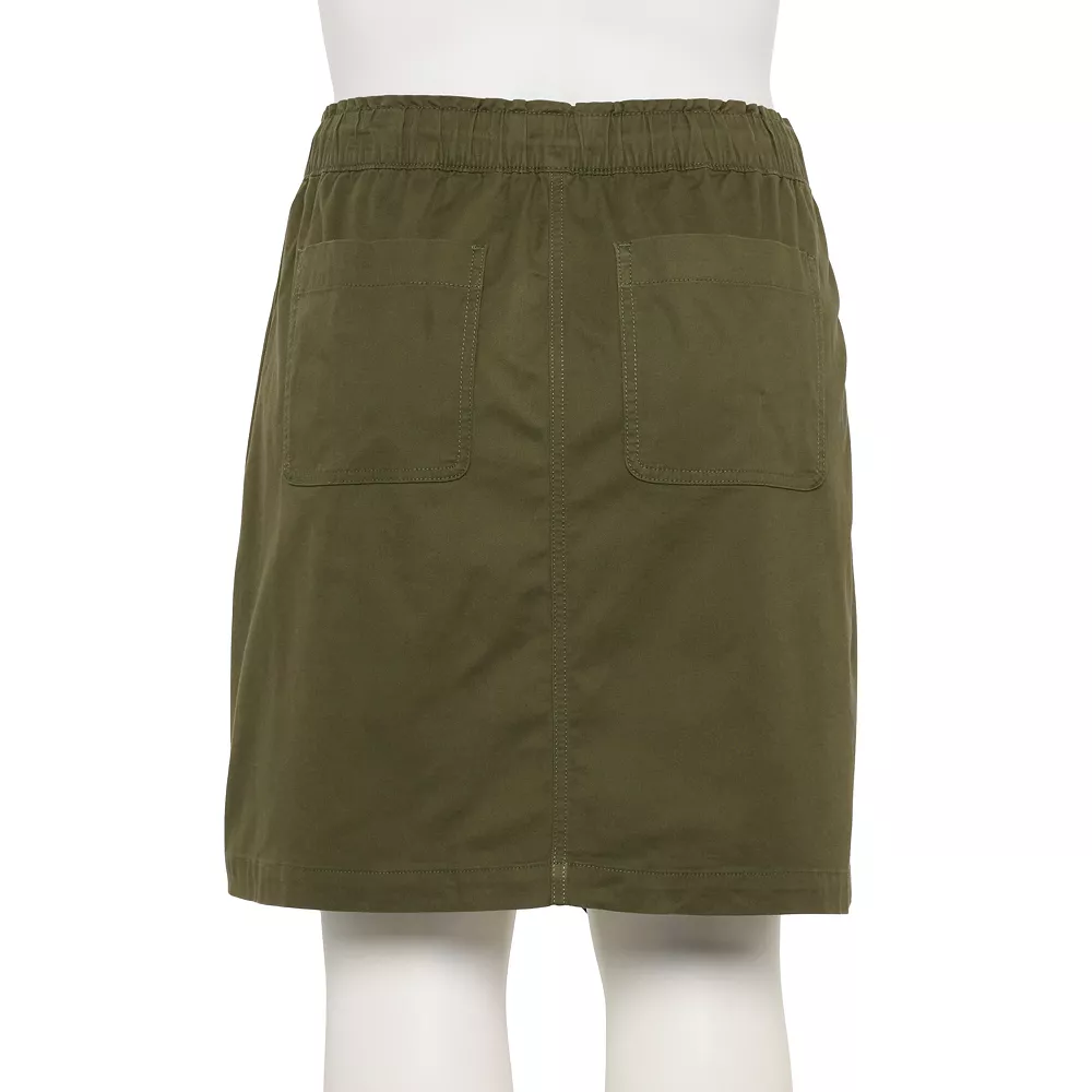 Plus Size Croft & Barrow® Utility Skirt 4 Plus Size Croft & Barrow® Utility Skirt - Image 2