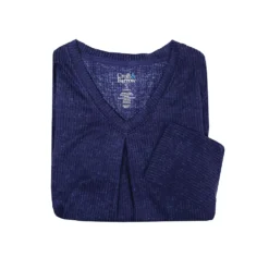 Women's Croft & Barrow® Whisperluxe Long Sleeve Pajama Top -Clothing-Croft & Barrow 5597044 ALT3