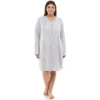 Plus Size Croft & Barrow® Whisperluxe Long Sleeve Sleepshirt -Clothing-Croft & Barrow 5597049 Elaborate Hide