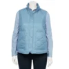 Plus Size Croft & Barrow® Quilted Vest -Clothing-Croft & Barrow 5634353 Light Blue