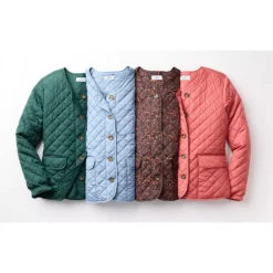 Plus Size Croft & Barrow® Quilted Snap-Front Jacket -Clothing-Croft & Barrow 5651201 ALT2