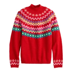 Women's Croft & Barrow® Puff-Sleeve Bobble Sweater -Clothing-Croft & Barrow 5655746 ALT5