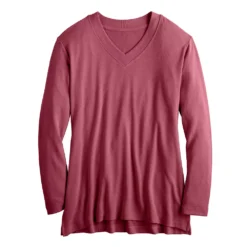 Women's Croft & Barrow® V-Neck Tunic Top -Clothing-Croft & Barrow 5666695 ALT5