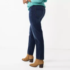 Women's Croft & Barrow® Sateen Straight Leg Jeans 7 Women's Croft & Barrow® Sateen Straight Leg Jeans -Clothing-Croft & Barrow 5670337 ALT2