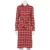 Women's Croft & Barrow® Knot-Waist Shirt Dress -Clothing-Croft & Barrow 5700435 Red Plaid