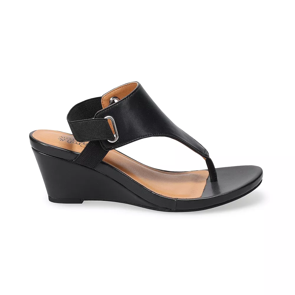 Croft & Barrow® Mandi Women's Thong Wedge Sandals 3 Croft & Barrow® Mandi Women's Thong Wedge Sandals - Image 2